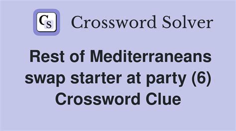 a party to crossword clue|More.